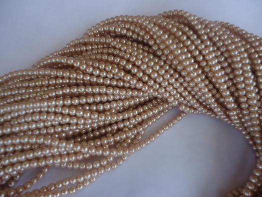 (image for) Cream Glass Pearls #SS1239 - Click Image to Close